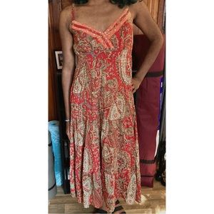 Boho Indie Summer Maxi Sun Dress